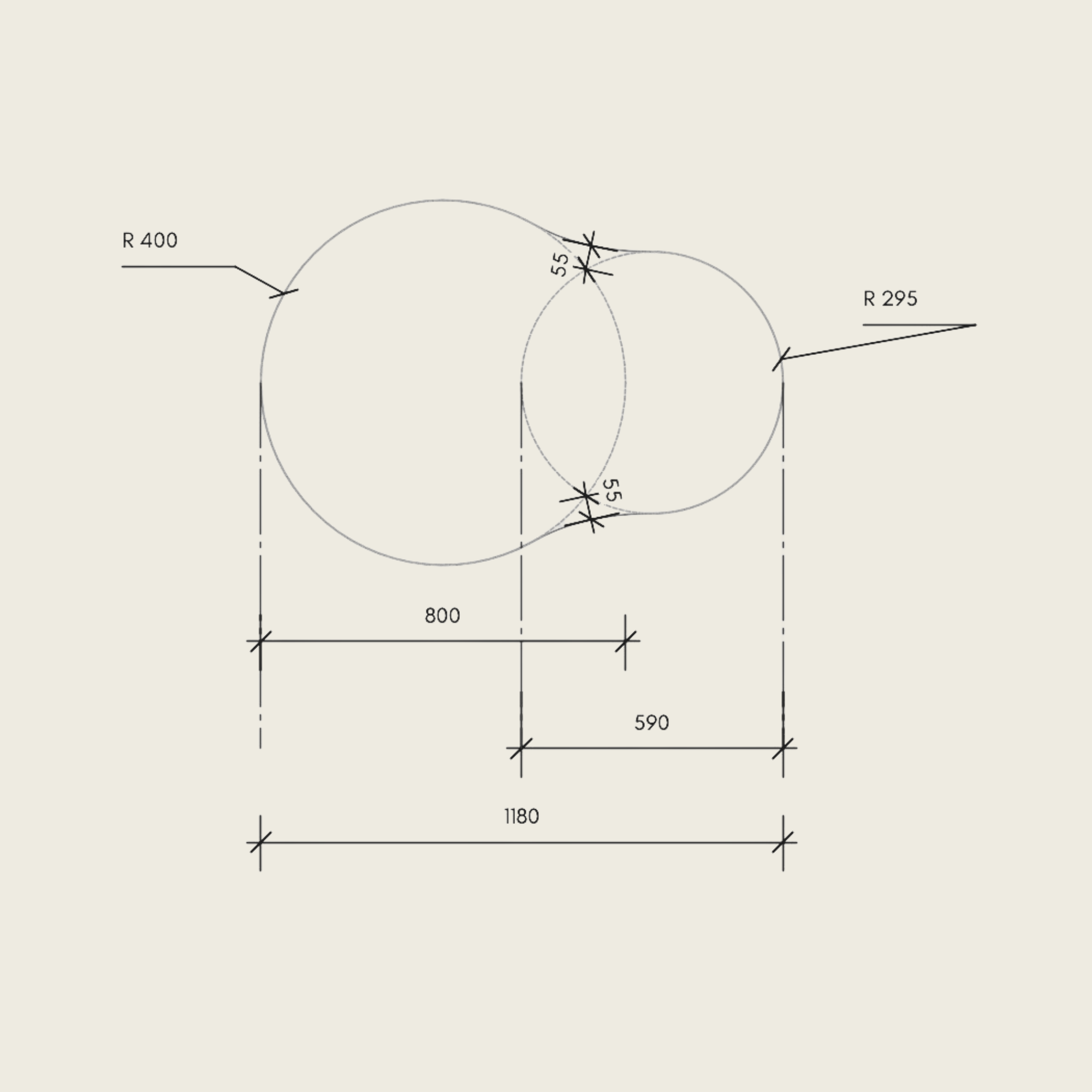 diagram how to show a curve